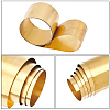 BENECREAT 2 Rolls 2 Styles Brass Sheets AJEW-BC0001-53-5