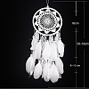 Cotton Woven Net/Web with Feather Hanging Decorations PW-WGEF2C7-01-4