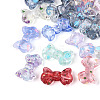 Transparent Spray Painted Acrylic Beads ACRP-T011-04M-1