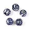 Handmade Porcelain Beads X-PORC-S498-60-3