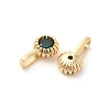 Brass Micro Pave Cubic Zirconia Charms KK-Z040-01B-2