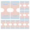 50Pcs Folding Paper Jewelry Display Cards ODIS-TA0001-07C-1