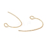 Ion Plating(IP) 316 Surgical Stainless Steel Earring Hooks X-STAS-D183-04G-3