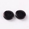 2-Hole Flat Round Resin Sewing Buttons for Costume Design BUTT-E119-34L-13-2
