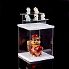 3-Tier Transparent Acrylic Minifigures Display Case ODIS-WH0043-68B-5