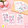 20 Sheets Luminous Water Proof Removable Temporary Tattoos Stickers AJEW-SP0002-81A-5