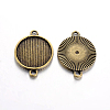 Tibetan Style Cabochon Connector Settings LS-TIBE-A17990-AB-FF-1