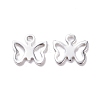 201 Stainless Steel Charms STAS-H436-44S-4