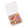 80Pcs 8 Styles Alloy Enamel Pendants ENAM-FS0003-62-6