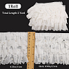 3-Layer Nylon Pleated Lace Trims OCOR-WH0082-40-2