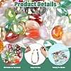 60Pcs 3 Colors Electroplate Glass Beads EGLA-YW0005-47-5