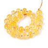 Heated Natural Citrine Beads Strands G-N327-08A-11-3