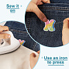 52Pcs 2 Sets Letter A~Z Embroider Thread Cloth on/Sew On Patches PATC-TA0001-40-6