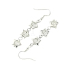 Transparent Acrylic Star Dangle Earrings EJEW-JE06056-4