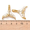 304 Stainless Steel Enamel Pendants STAS-Z193-10G-02-3