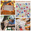 824Pcs Unfinished Wood Chips DIY-WR0005-22-5