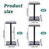 3Pcs 3 Sizes Acrylic Display Stand Risers ODIS-WH0025-85-5