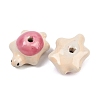 Handmade Bright Glazed Porcelain Beads PORC-CJC0009-03F-2