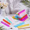 42Pcs 7 Colors Plastic Toothbrush Case CON-GO0001-10-3