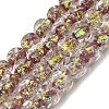 Handmade Foil Lampwork Beads Strands FOIL-C002-01I-1
