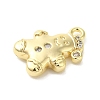 Brass Micro Pave Cubic Zirconia Charms KK-P278-10G-2