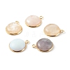 Natural & Syntheticl Gemstone Pendants PALLOY-JF00757-1