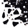 Polycotton(Polyester Cotton) Tassel Pendant Decorations FIND-T052-13B-1