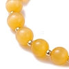 Cat Eye Beads Stretch Bracelets for Women BJEW-TA00691-02-4