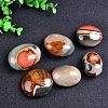 Natural Ocean Jasper Oval Palm Stone Reiki Polished Healing Pocket Worry Stone Crystal for Anxiety Stress Relief Therapy PW-WGFDB78-01-2