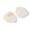 Natural Quartz Crystal Heart Engraving MBTI Figurines Statues for Home Office Desk Decorations X1-G-K353-05C-2
