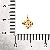 Brass Micro Pave Cubic Zirconia Pendants KK-D356-07C-G-3
