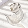 316L Surgical Stainless Steel Cuff Bangles BJEW-D454-01B-P-3