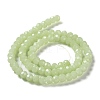 Baking Painted Imitation Jade Glass Bead Strands DGLA-A034-J8MM-A21-4