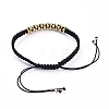 Unisex Adjustable Nylon Thread Braided Bead Bracelets BJEW-JB05137-5