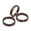 Natural Tiger Eye Gemstone Stretch Bracelets BJEW-F406-B01-1