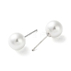 Imitation Pearl Stud Earrings EJEW-P296-21B-P-2