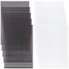 10Pcs 2 Colors PVC Plastic Sheets with Hole AJEW-CP0009-03-1