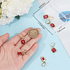3Pairs Brass Leveback Earring EJEW-BBC0001-61A-3