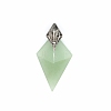 Natural Green Aventurine Pendants PW-WGED5F3-02-1