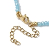 Glass Bead Necklaces NJEW-JN04688-6