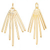 10Pcs Brass Pendants KK-BBC0020-12-1