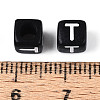Initial Acrylic Horizontal Hole Beads X-OACR-ZX006-35T-3