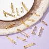 50Pcs 5 Styles Alloy Brooch Findings PALLOY-CJ0002-75-5