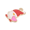 Valentine's Day Alloy Enamel Pendants ENAM-I084-01KCG-04-2