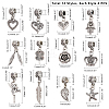 Tibetan Style Alloy European Dangle Charms PALLOY-PH0013-35AS-5