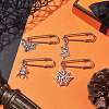 Halloween Antique Silver & Platinum Iron Kilt Pins Brooches JEWB-BR00161-2