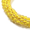 Crochet Glass Beads Braided Stretch Bracelet BJEW-K232-01J-2