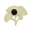 Ginkgo Leaf Enamel Pins JEWB-I060-01G-03-2