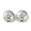 Brass Micro Pave Cubic Zirconia Beads KK-P283-22P-1