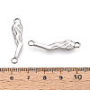 304 Stainless Steel Textured Hot Pepper Links/Cennector Charms STAS-T067-86P-3
